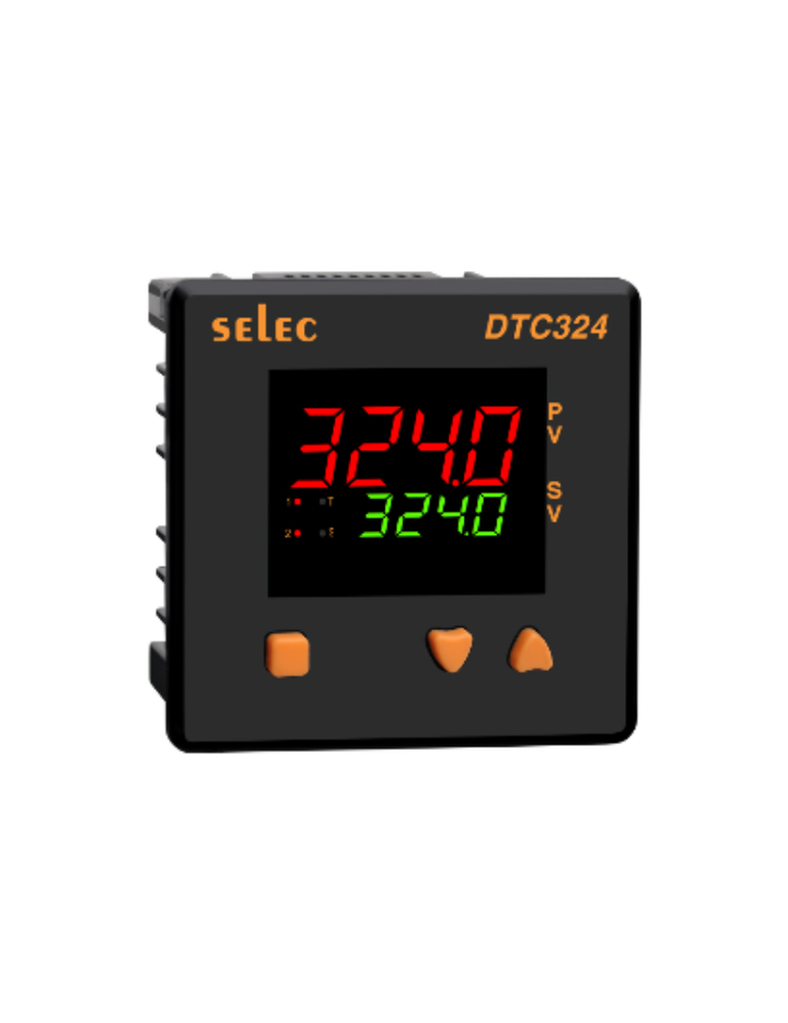 DTC324 Dual Display, Dual Set Point, Relay/SSR+ Relay Output, 96X96 mm