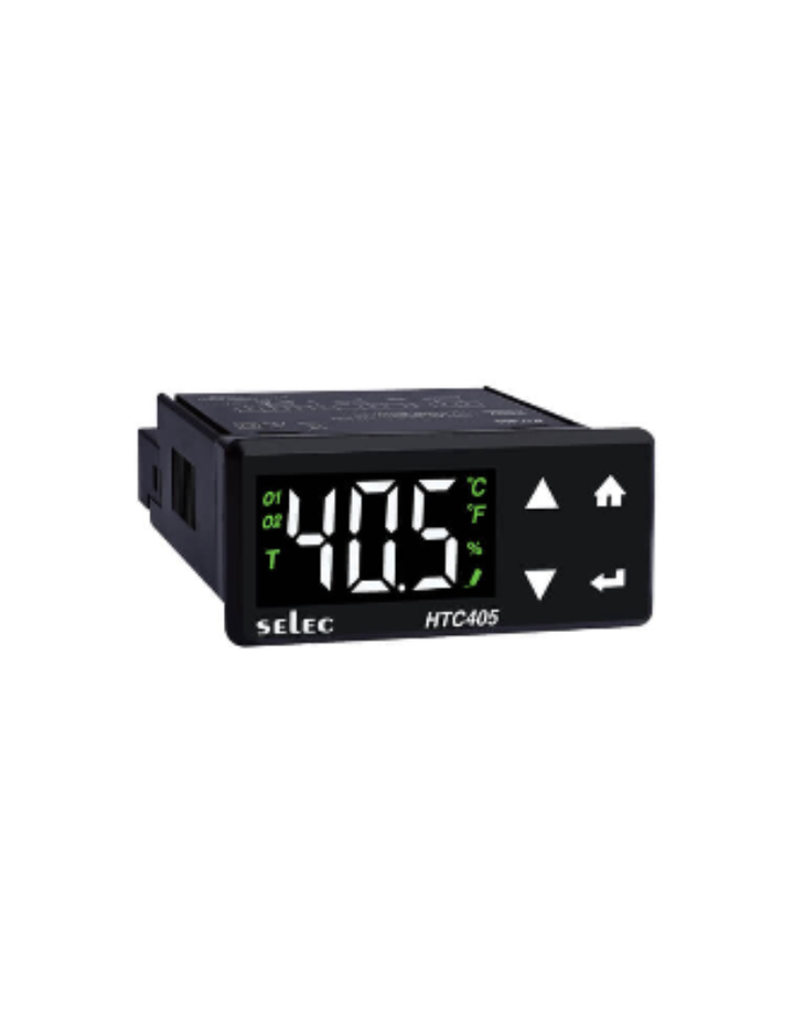 HTC405 3 digit single display Humidity + Temperature controller
