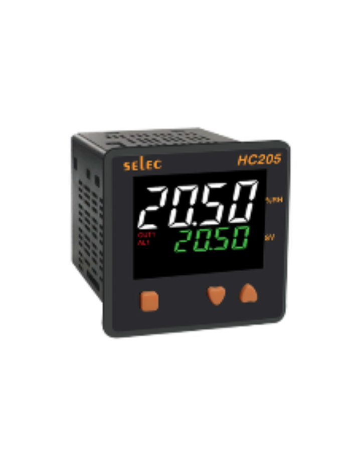 HC205.  4 digit dual display Humidity controller