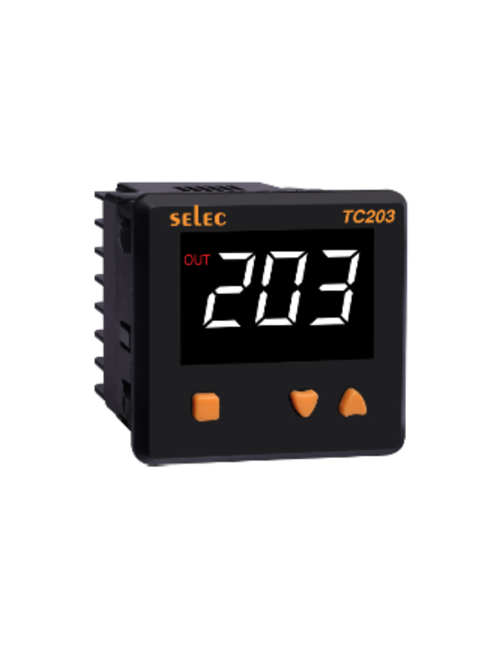 TC203CX TC/RTD input, 10A relay, 72X72mm
