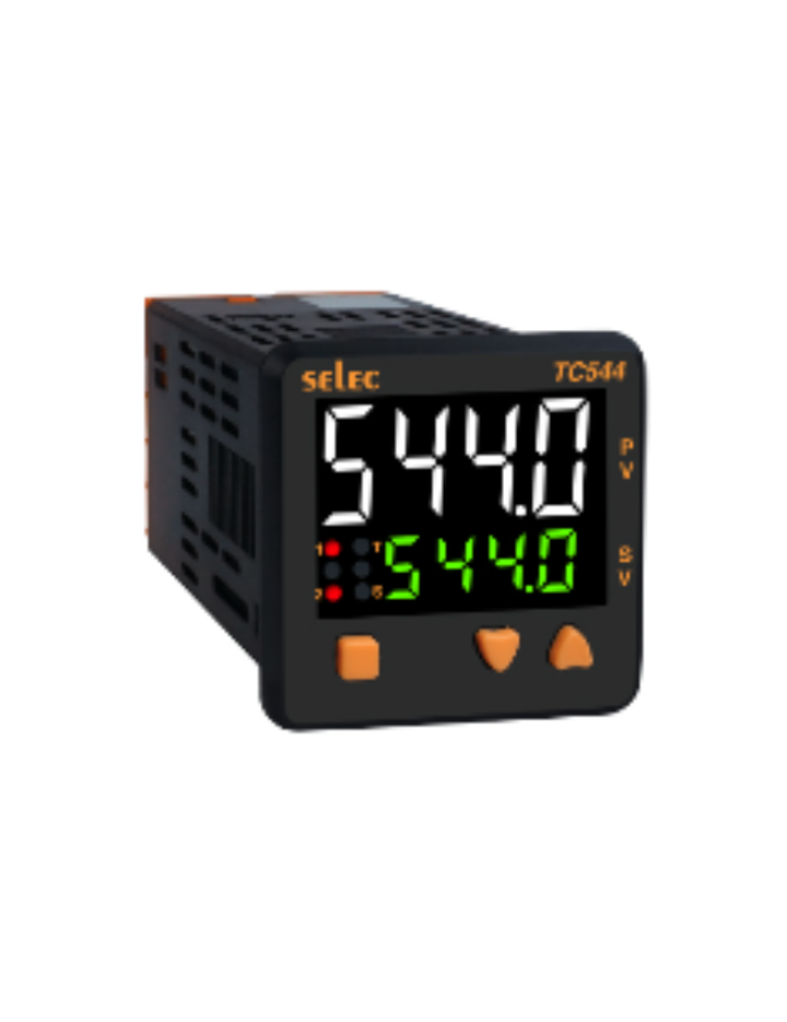 TC544C-24V White and Green dual Display, 2 SPST Relay Output