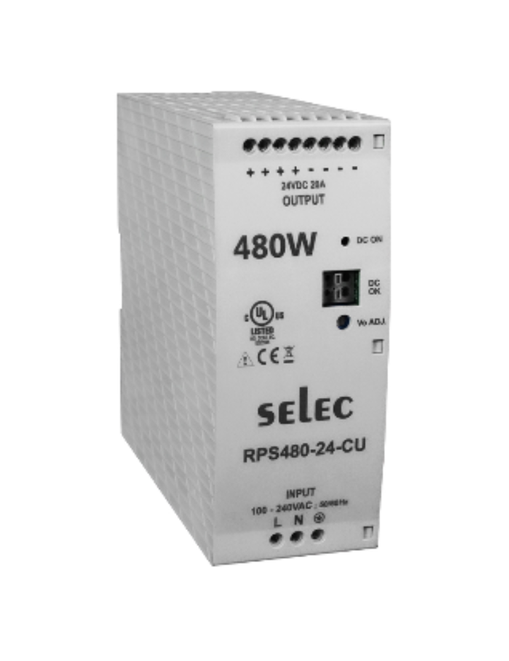 RPS480-48-CU DIN RAIL MOUNT 480W POWER SUPPLY