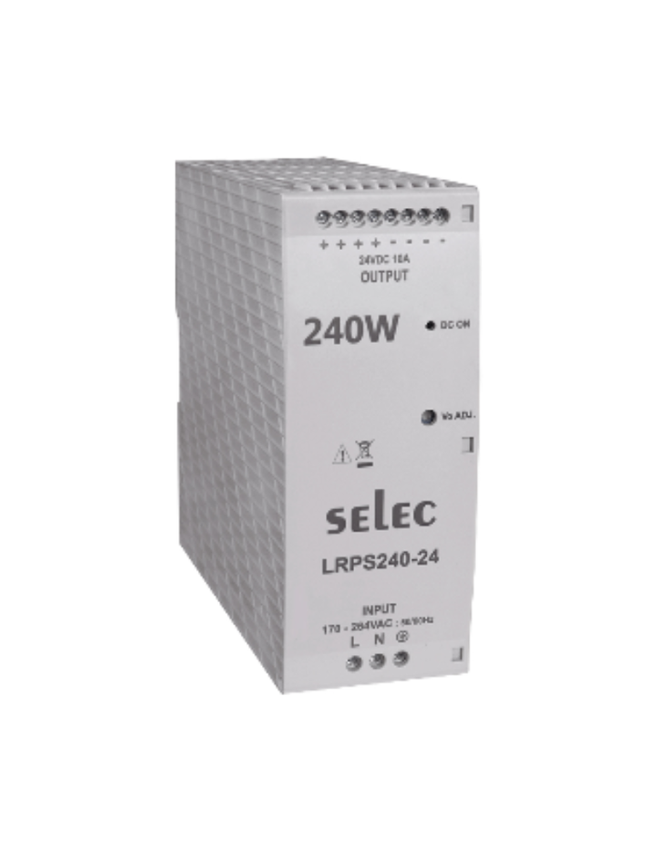 DIN RAIL MOUNT ECONOMIC 240W POWER SUPPLY
