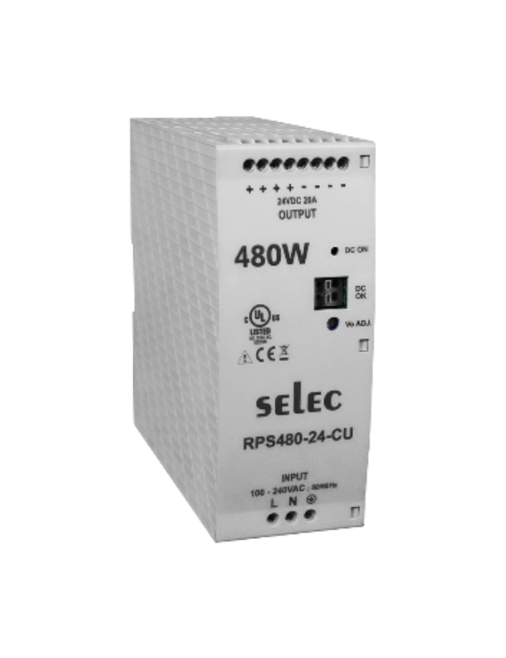 RPS480-24-CU DIN RAIL MOUNT 480W POWER SUPPLY
