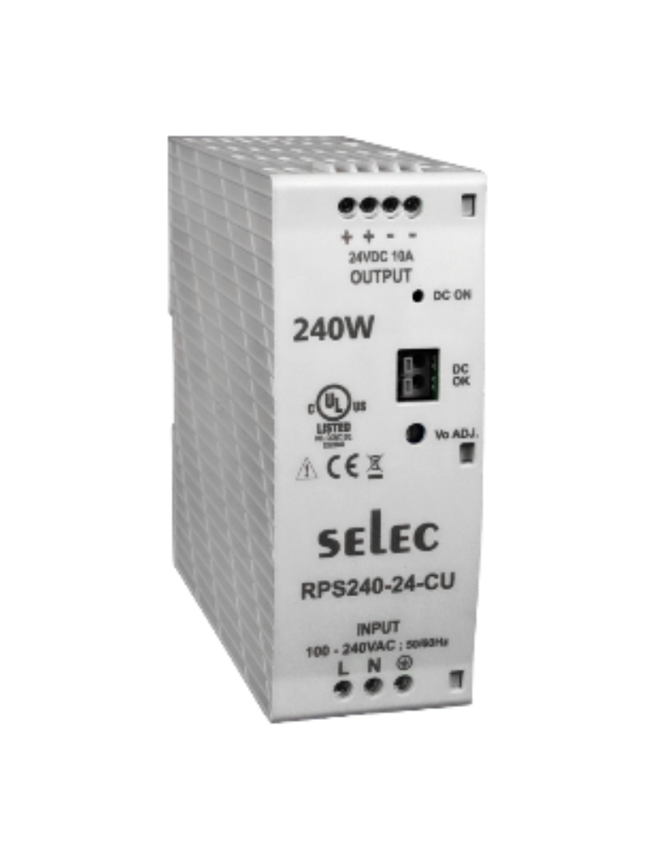 RPS240-24-CU DIN RAIL MOUNT 240W POWER SUPPLY