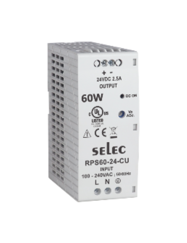 RPS60-15-CU DIN RAIL MOUNT 60W POWER SUPPLY