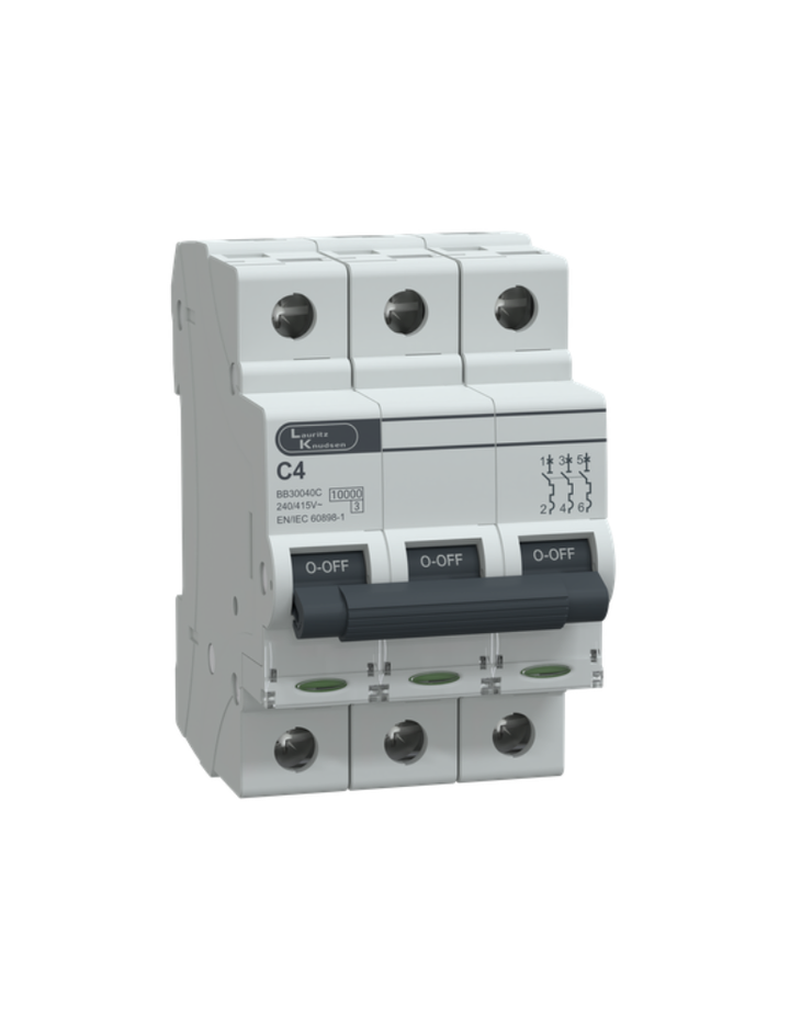 MCB TP 4A C-Curve 10kA