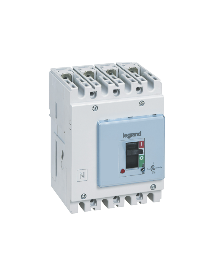 DPX³ 125 HP thermal magnetic release circuit breaker, 4 poles 125A , breaking capacity 50kA