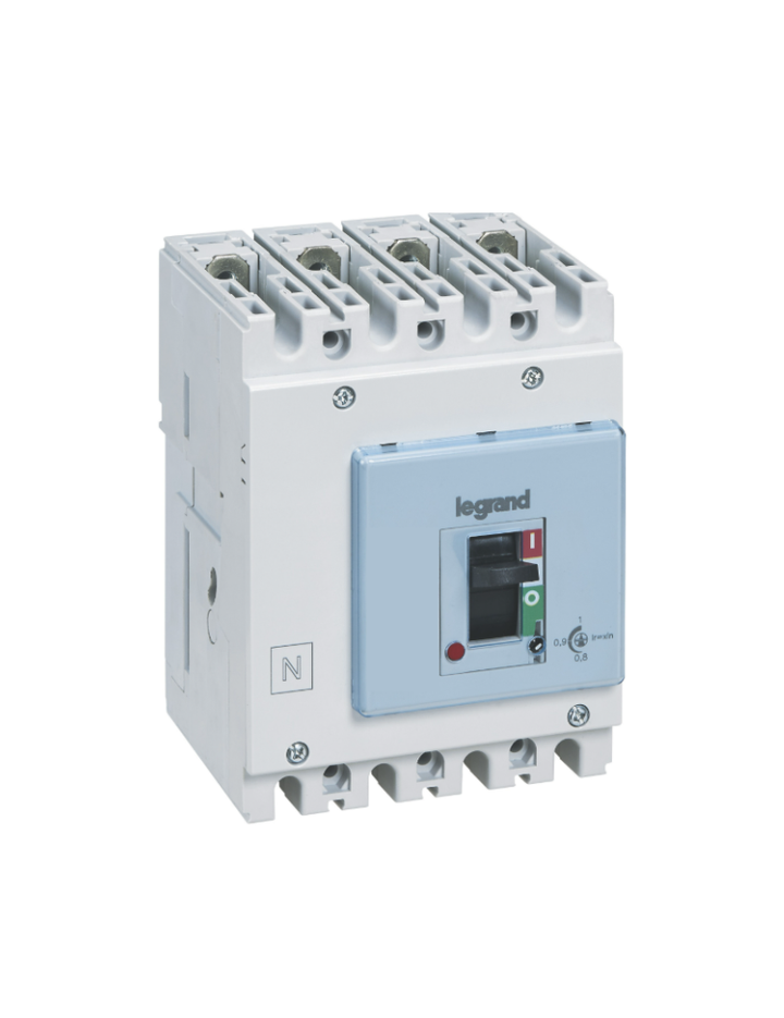 DPX³ 125 HP thermal magnetic release circuit breaker, 4 poles 100A , breaking capacity 100kA
