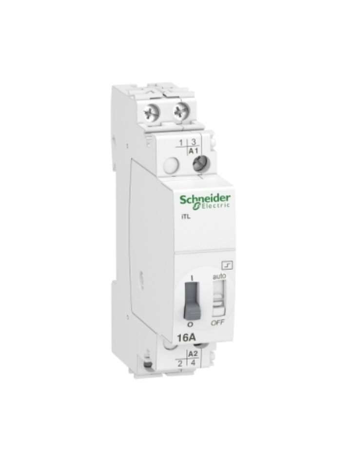 impulse relay iTL - 2P - 2 NO - 16A - coil 110 VDC - 230...240 VAC 50/60Hz