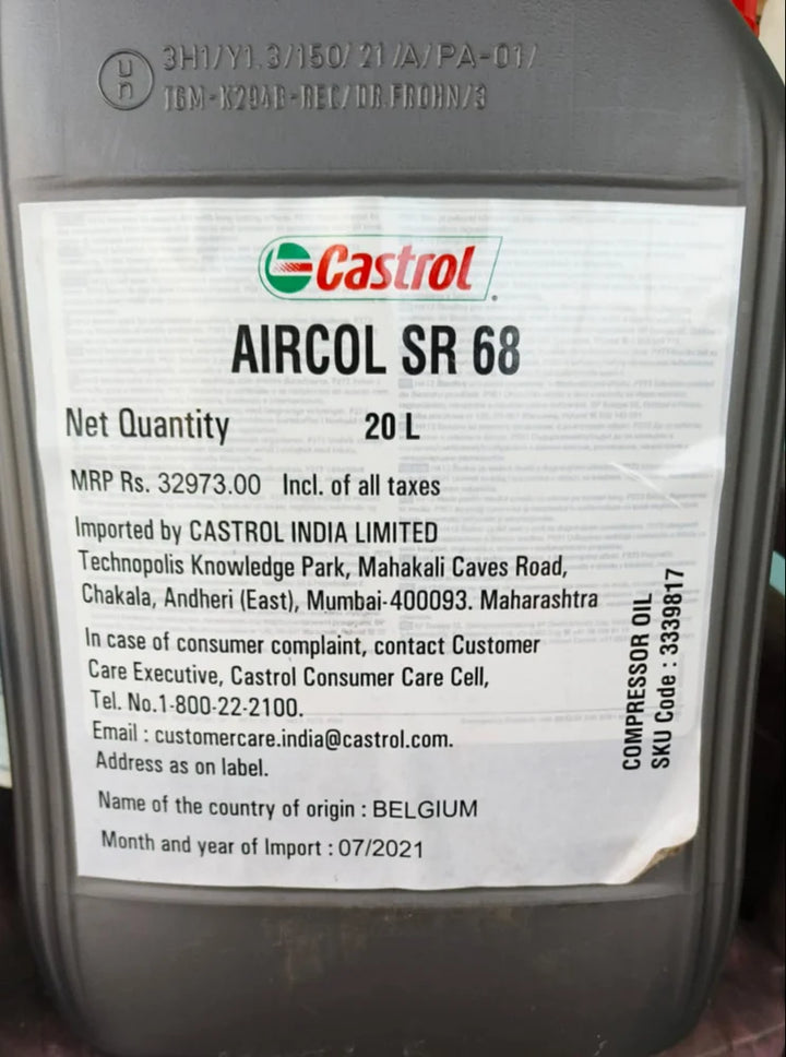 Castrol AIRCOL SR 68 20L